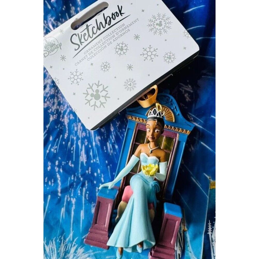 2024 Disney Parks Princess Tiana Ornament Princess & The Frog‎ Christmas NEW